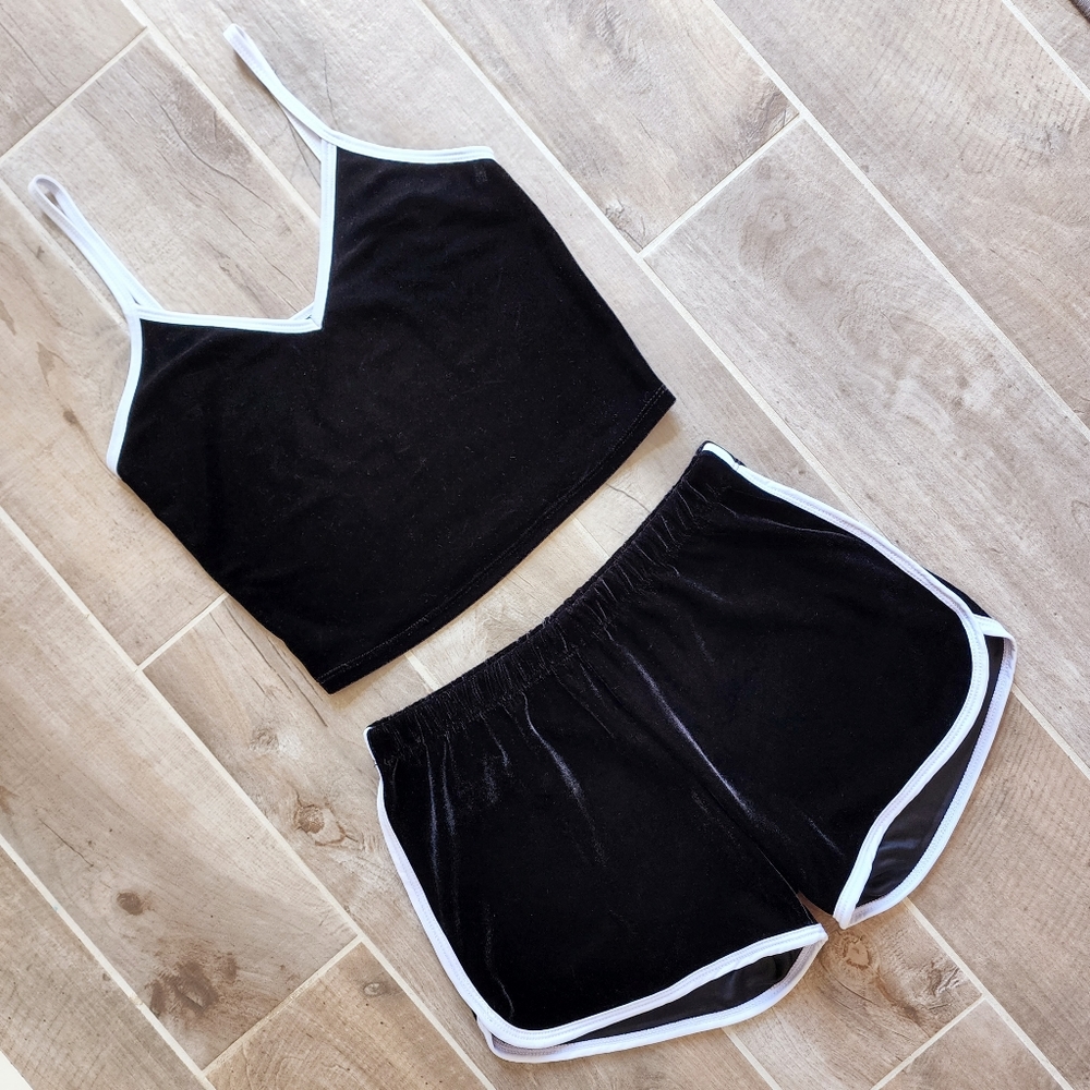 Black Velvet Lounge Set (M)